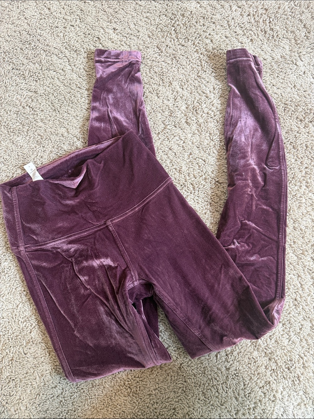 lululemon athletica Kids Velvet Leggings — Plum